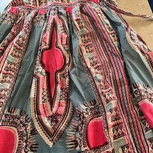 African print maxi